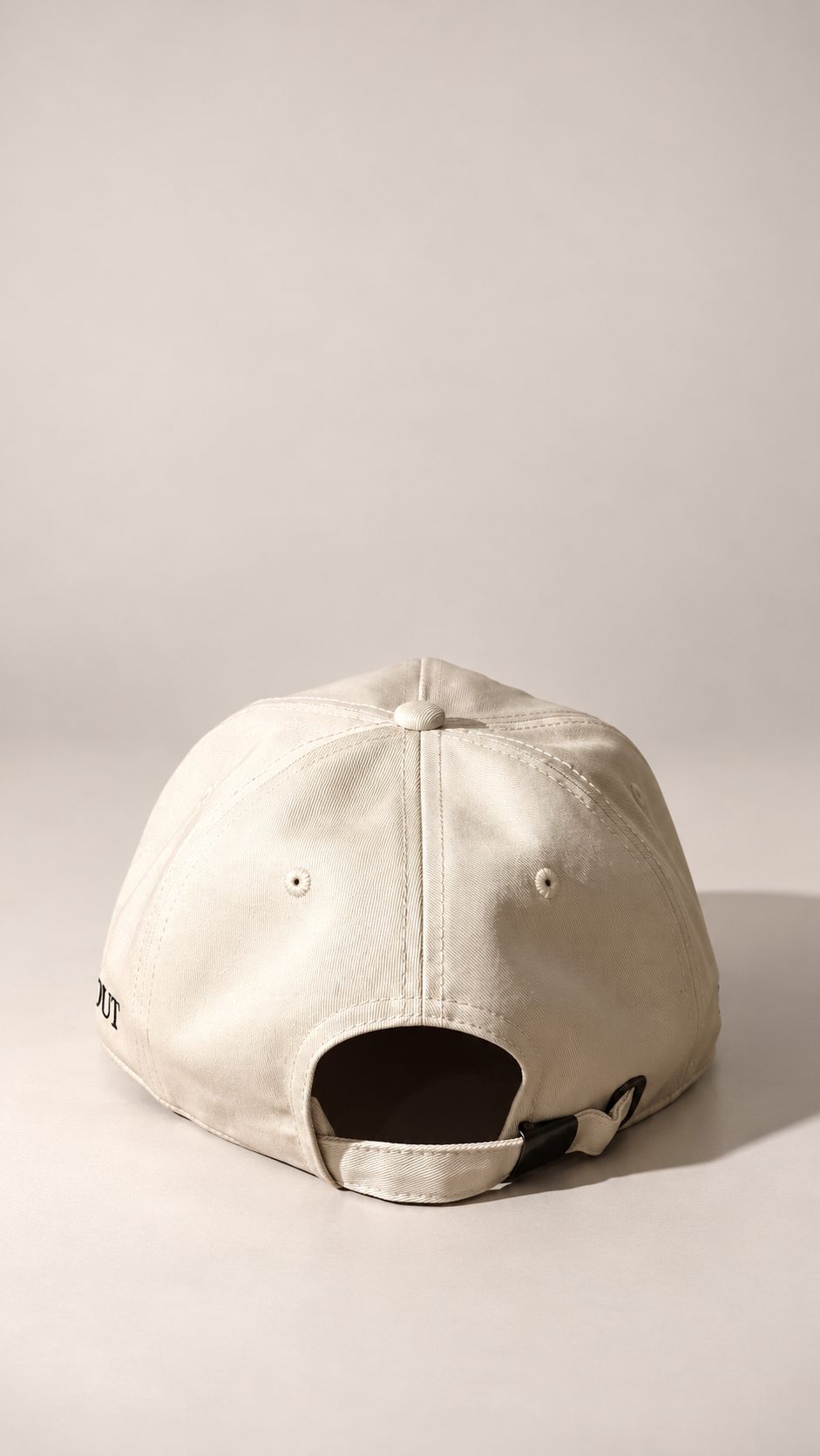 Back of the Palms Out 5-Panel Unstructured cap with brass buckle strap