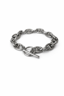 SANTORINI stainless steel link chain bracelet